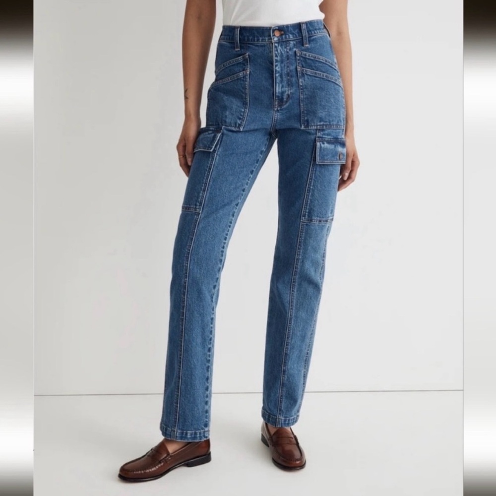 Madewell 90s straight cargo jeans (25)